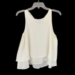 Abercrombie & Fitch off-white tank - size S